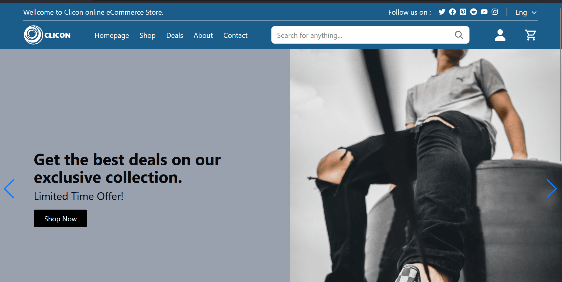 Clicon E-commerce Website