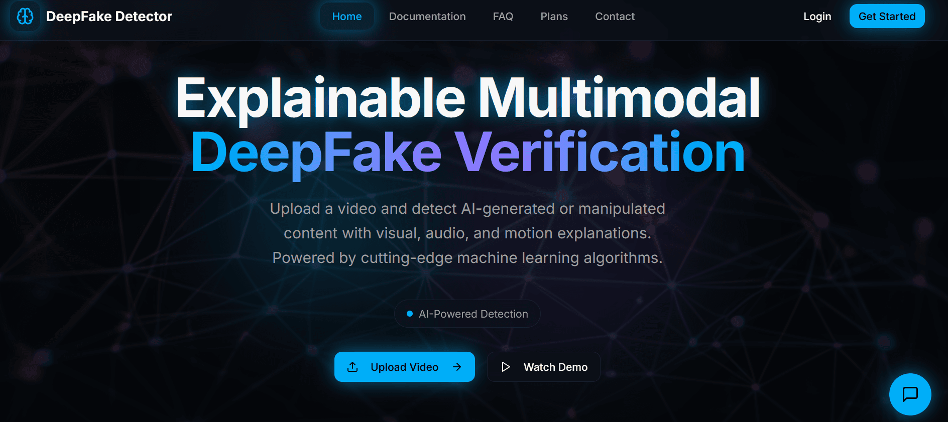 Deepfake Detection Dashboard